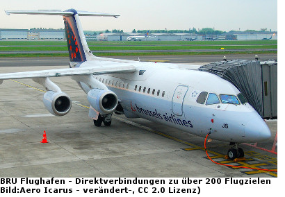 Fluggesellschaften Airlines Flughafen Brüssel 