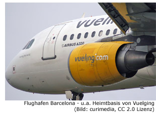 Fluggesellschaft Airline Flughafen Barcelona