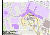 FCO Flughafen Airport Terminal Plan Karte